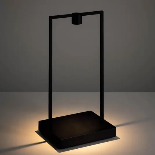 Curiosity 36 Focus Lámpara de Sobremesa Black/Brown - Artemide Última Versión