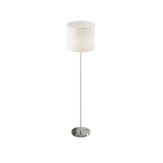 Alta Calidad Everly Lámpara de Pie White/Nickel - Lindby
