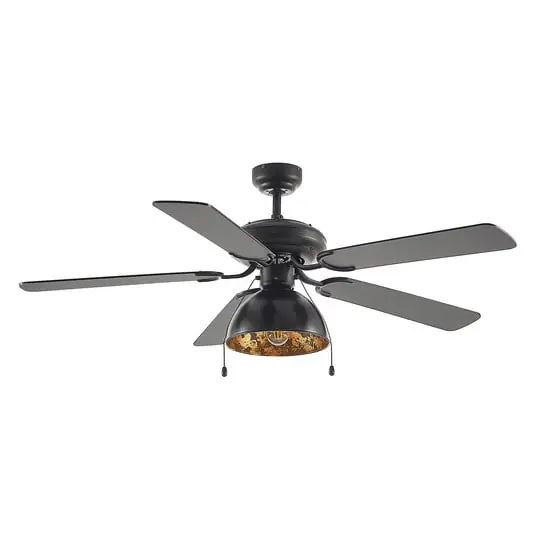 Devolución Gratuita Ventilador de techo Lucande con luz Shamoian, silencioso, Ø 130 cm