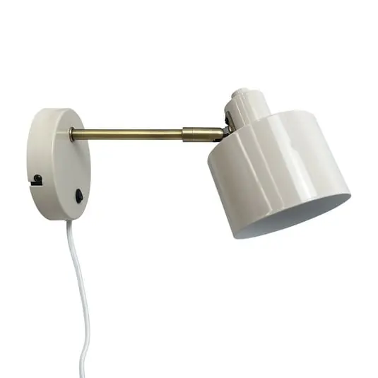 Ocean Aplique de Pared Beige/Brass - DybergLarsen Súper Precio