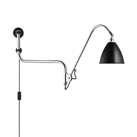 Últimas Unidades Bestlite BL10 Aplique de Pared Ø16 Cromo/Negro - GUBI
