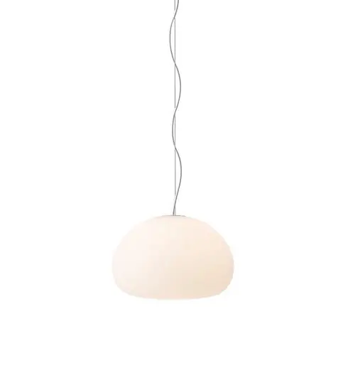 Fluid Lámpara Colgante Ø23 Ópalo Blanco - Muuto Profesional