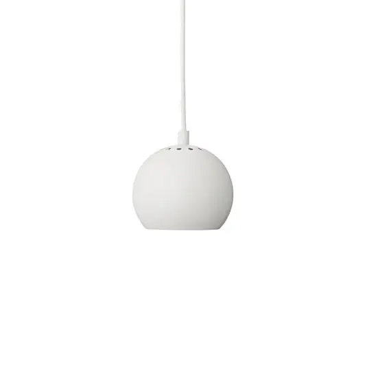 Precio De Fábrica Ball Lámpara Colgante Ø12 Matt White - Frandsen