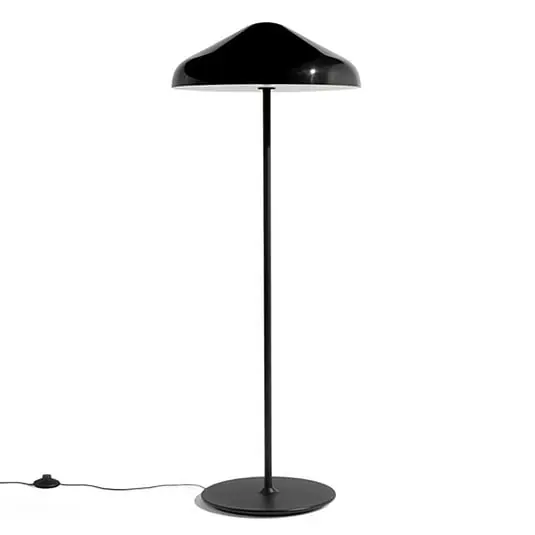 Profesional Pao Steel Lámpara de Pie Soft Black - HAY