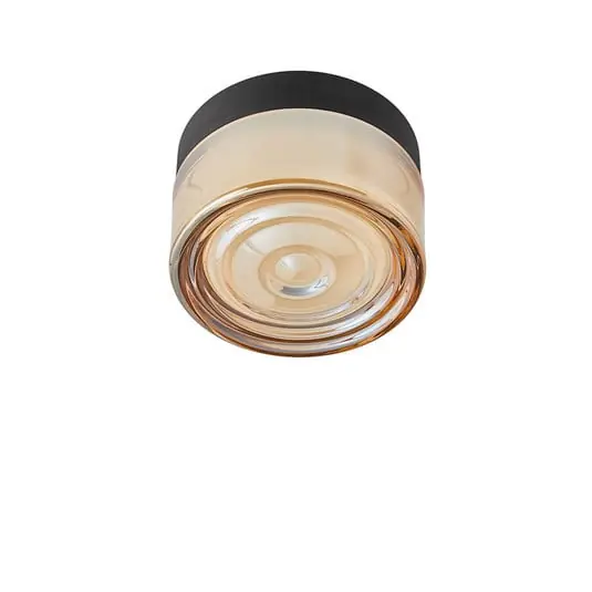 Aplique de pared/plafón Otto Wave IP65 Amber - LOOM DESIGN Últimas Unidades