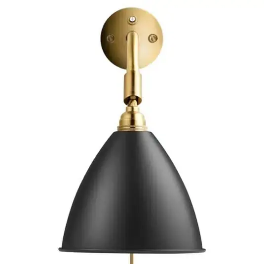 Profesional Bestlite BL7 Aplique de Pared Ø16 Latón/Negro - GUBI