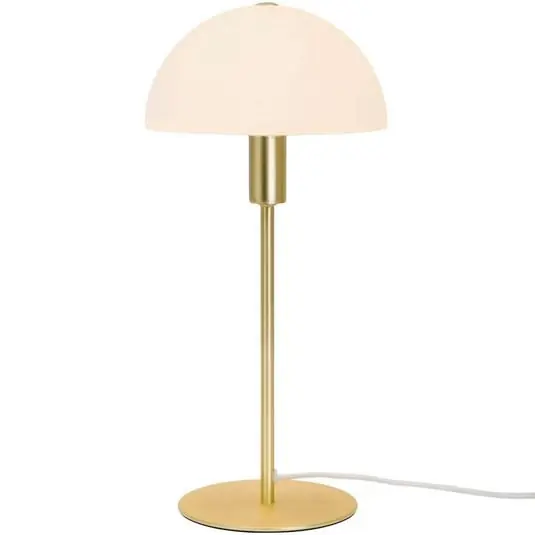 Ellen 20 Lámpara de Sobremesa Opal/Brass - Nordlux Nueva Colección