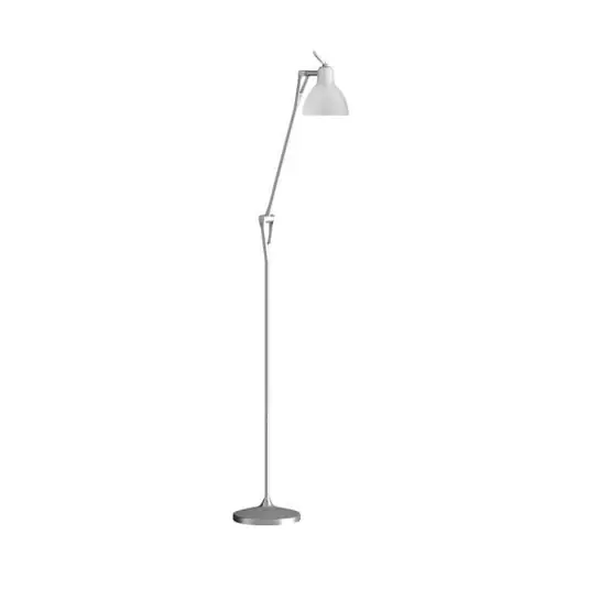 Precio Bajo Luxy F1 Lámpara de Pie Aluminio/Blanco Mate - Rotaliana