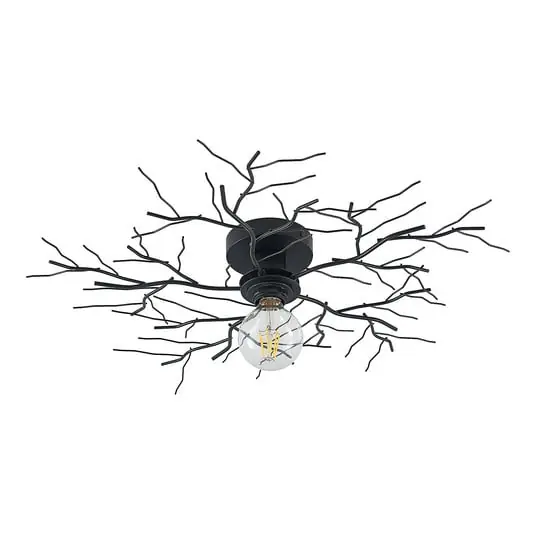 Comprar En Línea Vetki Lámpara de Techo Matt Black - Lindby