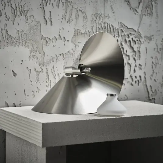 Oferta De Temporada Peel Lámpara de Sobremesa Brushed Stainless Steel - Frandsen