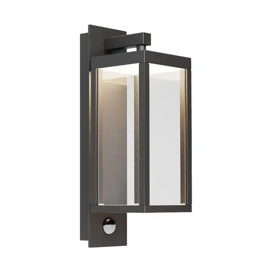 Ferdinand Aplique Pared Exterior w/Sensor Dark Grey - Lucande Comprar En Línea