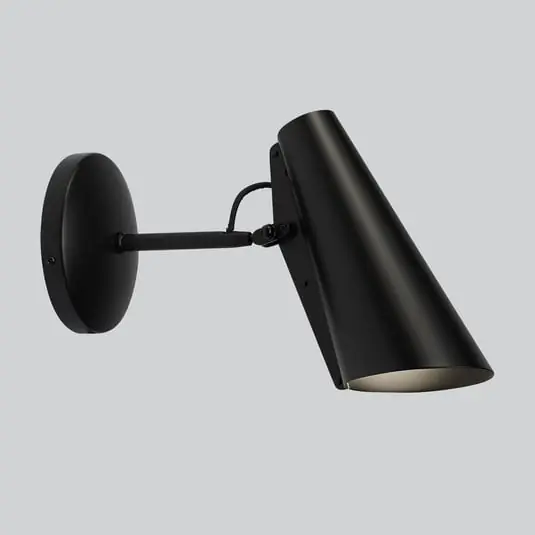 Ordenar Ahora Mismo Birdy Aplique de Pared Corto Negro - Northern