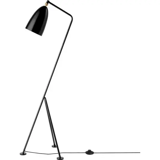 Oferta De Temporada Gräshoppa Lámpara de Pie Glossy Black - GUBI