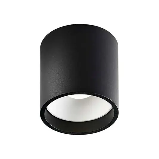 A Buen Precio Lámpara de techo Solo 1 Round, negra, IP54, 8 cm - LIGHT-POINT