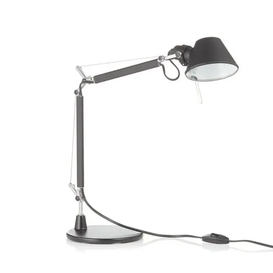 De Moda Tolomeo Micro Lámpara de Sobremesa Negro - Artemide