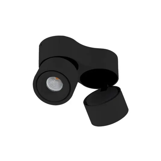 Precio De Oferta Rotari LED Spot montado en superficie 2x8,9W Negro - Arcchio