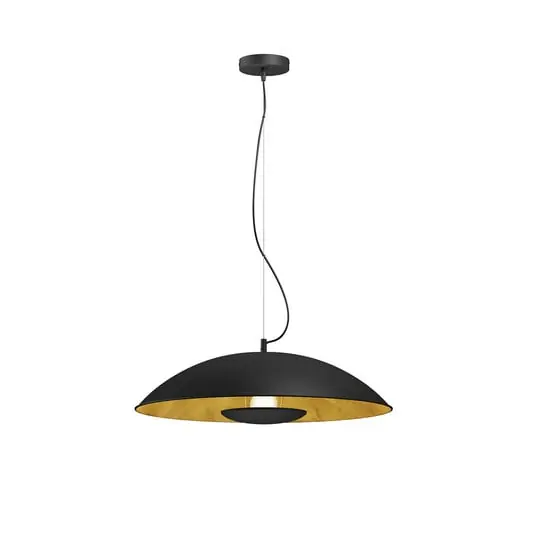 Emilienne Lámpara Colgante Black/Gold - Lindby Nueva Colección