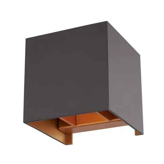 Precio De Oferta Zuzana Aplique de Pared Square Black/Gold - Arcchio