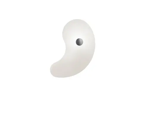 Bit 1/Orbital 1 Pantalla de Vidrio Blanco - Foscarini Envío Inmediato