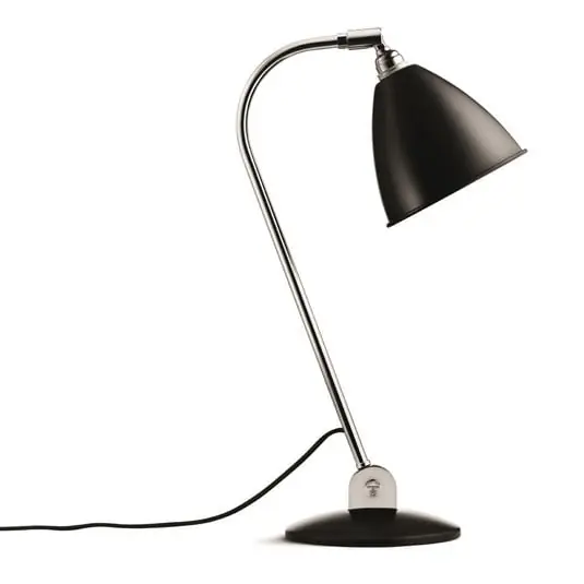Bestlite BL2 Lámpara de Sobremesa Ø16 Cromo/Negro - GUBI Máxima Calidad