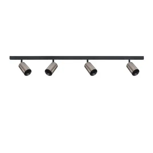 Kit Designline Tube PRO 4 focos, 1,9 m, titanio - Antidark Mayoreo