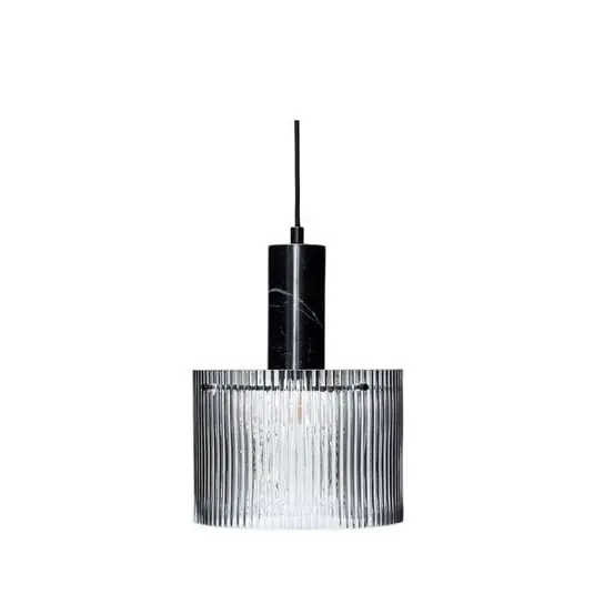 Entrega Rápida Revolve Lámpara Colgante Large Textured/Black - Hübsch