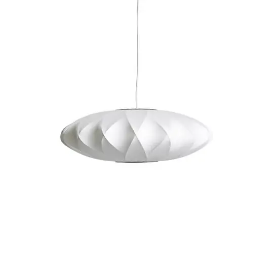 Última Oportunidad Lámpara colgante Nelson Saucer Crisscross Bubble, Ø 44,5 cm - HAY