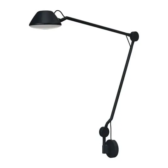 Envío Inmediato AQ01 Aplique de Pared Negro Mate - Fritz Hansen