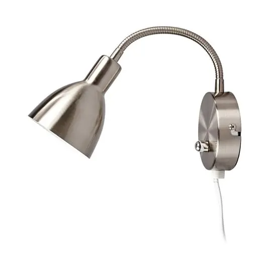 Amrei Aplique de Pared Nickel - Lindby Premium