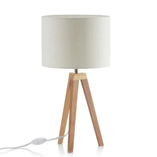 Bestseller Kullen Lámpara de Sobremesa Roble/Blanco - Markslöjd