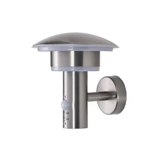 Aplique de exterior Lillie con sensor Steel - Lindby Marca Reconocida