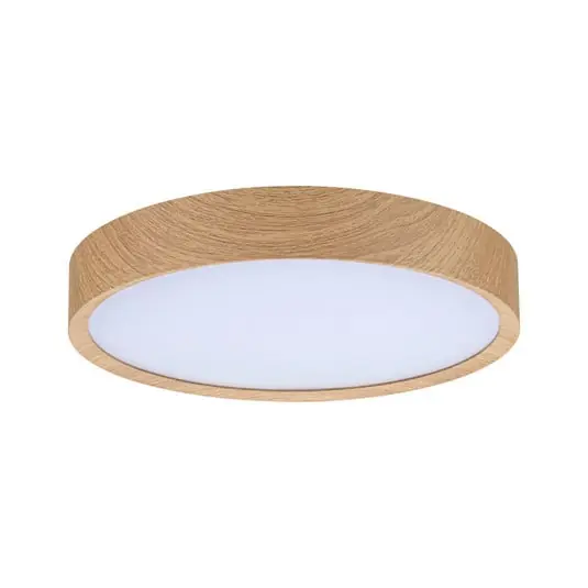 Oferta Especial Tega LED Lámpara de Techo IP44 Blanco/Madera - Paulmann