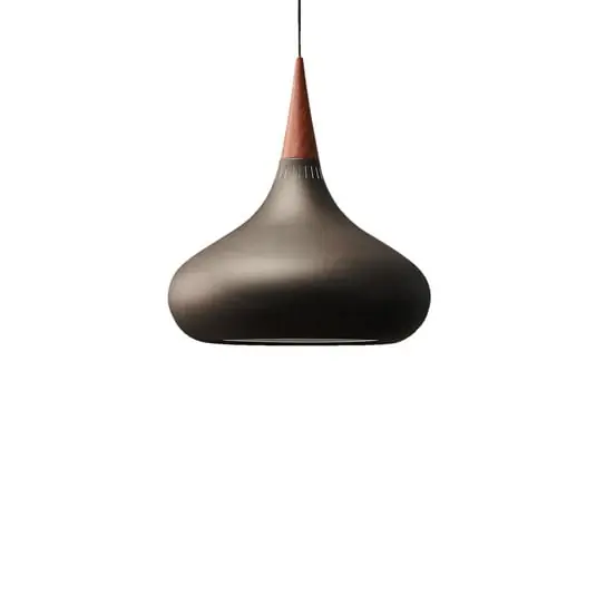 Orient Negro P2 Lámpara Colgante 3m Cable - Fritz Hansen Certificado