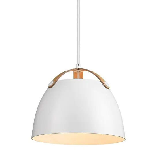 Nuevo Modelo Oslo Lámpara Colgante Ø24 White/Oak - Halo Design