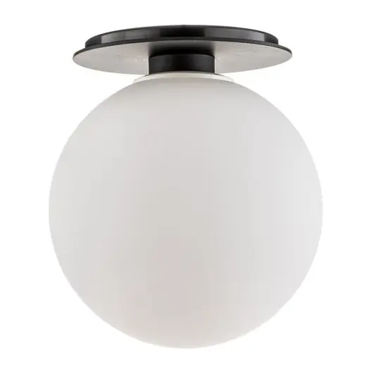 Plafón LED TR Bulb, negro/ópal - Audo Copenhagen Moderno