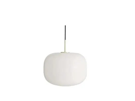 Cuscino Lámpara Colgante Large Black/Brass - Antidark Máxima Calidad