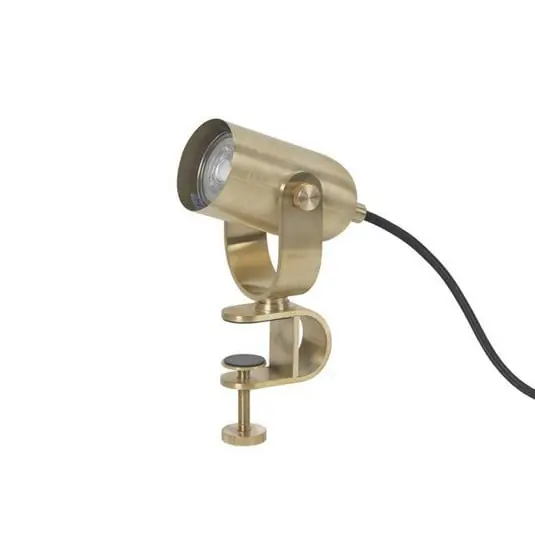 Hecho A Mano Ruuvi Lámpara de Abrazadera Brass - Ferm Living