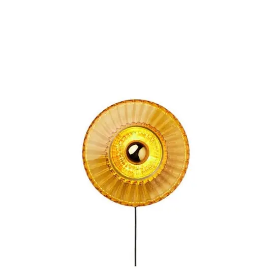 New Wave Optic Aplique de Pared Amber - Design By Us Garantía Incluida