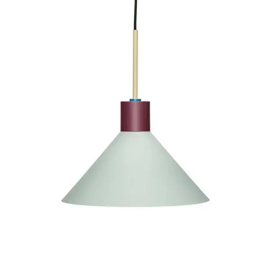 Crayon Lámpara Colgante Ø35 Beige/Blue/Mint/Bordeaux - Hübsch Última Versión