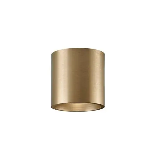Directo De Fábrica Solo 1 Round Lámpara de Techo 6W 2700K Brass - LIGHT-POINT