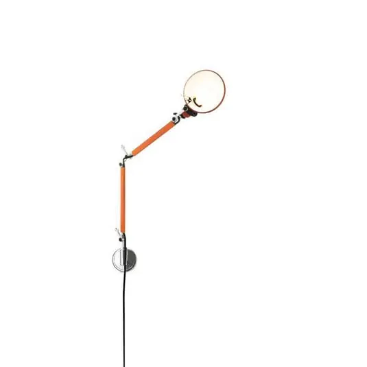 Tolomeo Micro Parete Aplique de Pared Orange - Artemide Tendencia