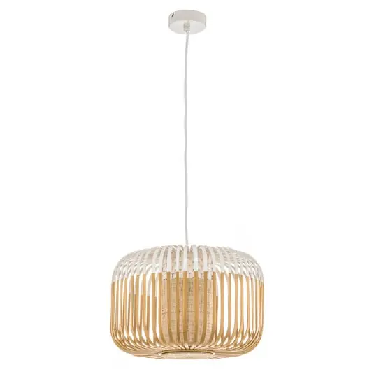 Edición Limitada Bamboo Lámpara Colgante S White - Forestier