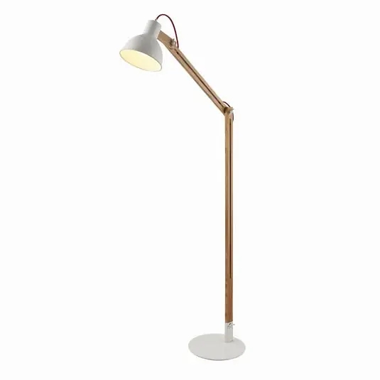 Disponible Ahora Shivanja Lámpara de Pie White/Ash - Lindby