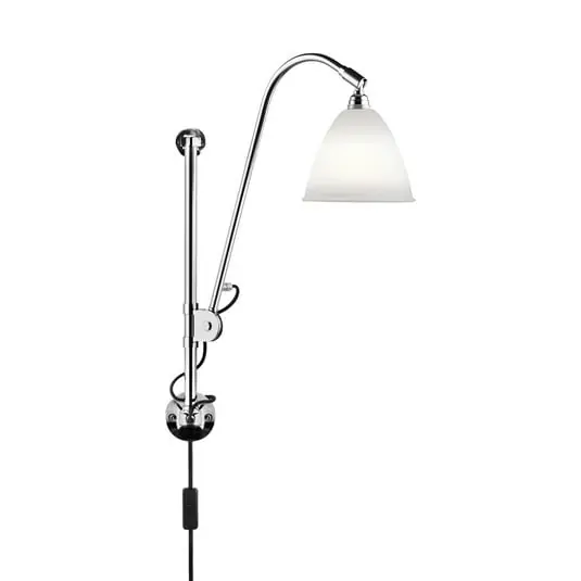 Auténtico Bestlite BL5 Aplique de Pared Ø16 Cromo/Porcelana - GUBI