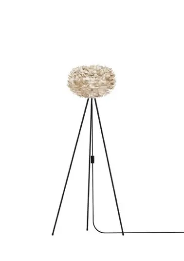 Eos Lámpara de Pie Medium Claro Marrón/Negro - UMAGE Imprescindible (Must-Have)