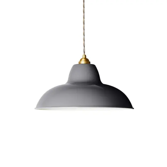 Lámpara colgante Original 1227 Brass Midi Wide, gris - Anglepoise Última Versión