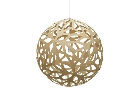 Imprescindible (Must-Have) Floral Lámpara Colgante Ø120 Bamboo - David Trubridge