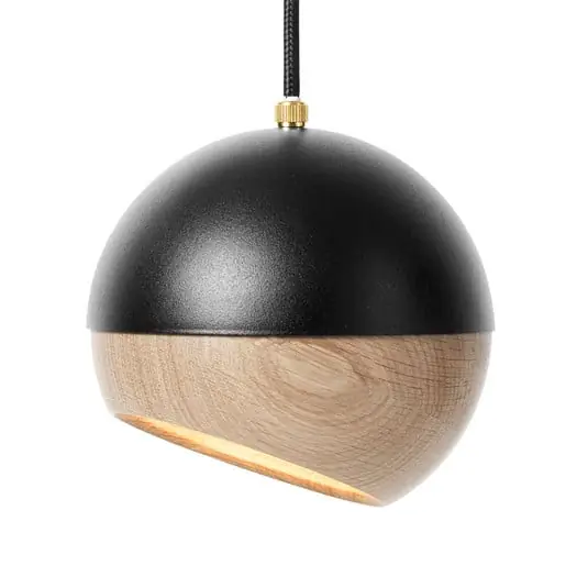 Nueva Colección Ray Lámpara Colgante Mediana Negro - Mater