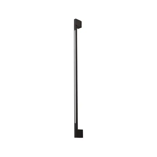 Aplique de pared LED Neano, 120 cm, negro, metal, IP54 - Lindby Gran Oferta