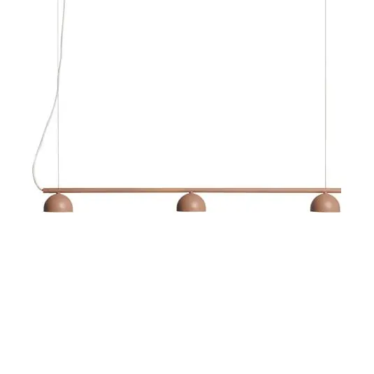 Pedido Al Por Mayor Blush Rail 3 Lámpara Colgante Warm Beige - Northern
